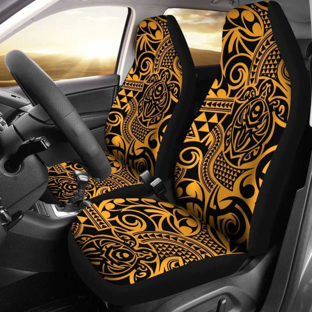 Polynesian Car Seat Cover - Polynesian Tattoo -