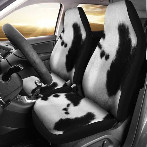Cowhide Animal Print Car Seat Covers