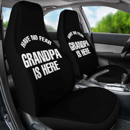 Have No Fear Grandpa Is Here Car Seat Covers