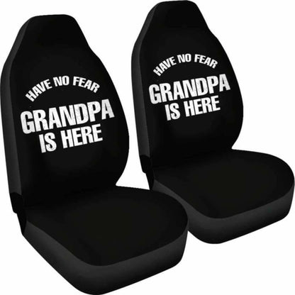 Have No Fear Grandpa Is Here Car Seat Covers
