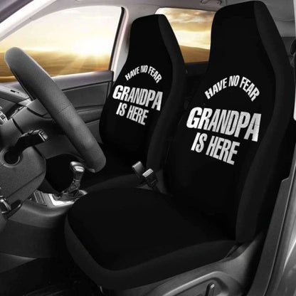 Have No Fear Grandpa Is Here Car Seat Covers