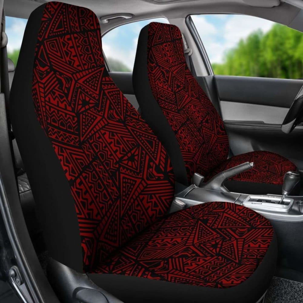 Polynesian Car Seat Cover - Polynesian Tattoo -