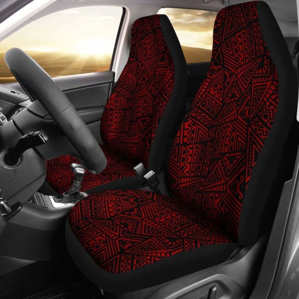 Polynesian Car Seat Cover - Polynesian Tattoo -