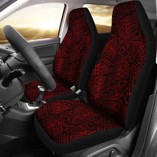 Polynesian Car Seat Cover - Polynesian Tattoo -