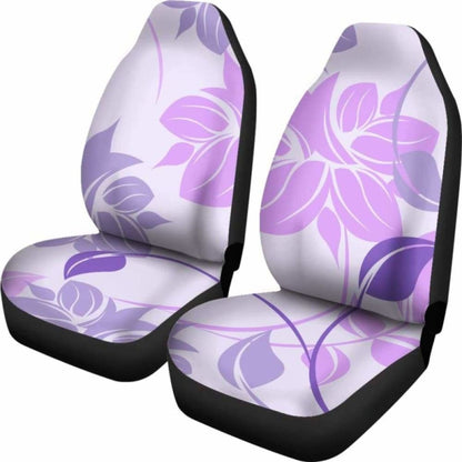 Purple Floral Car Seat Covers