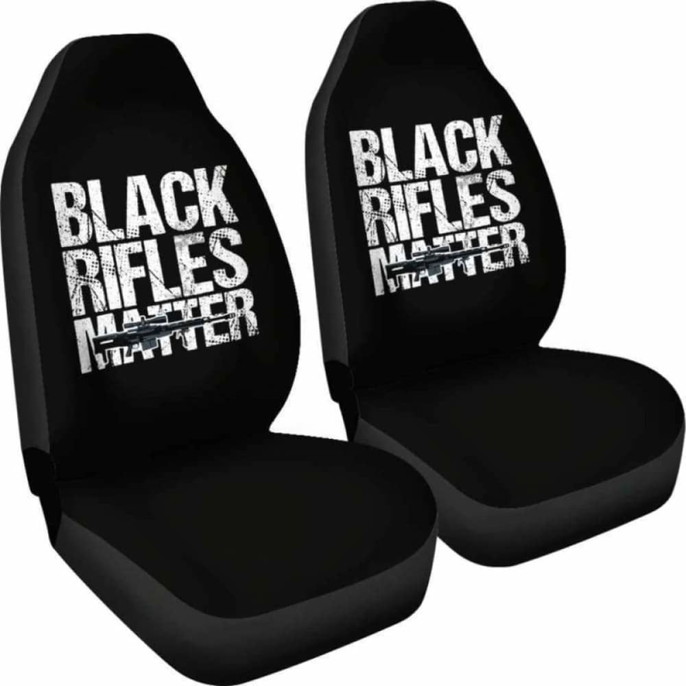 Black Rifles Matter Amendment Car Seat Covers