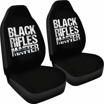 Black Rifles Matter Amendment Car Seat Covers