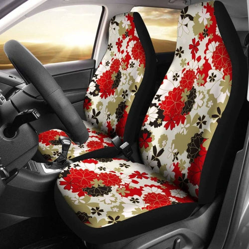 Japan Floral Pattern Car Seat Cover