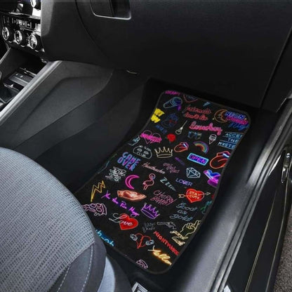 Neon Car Mats