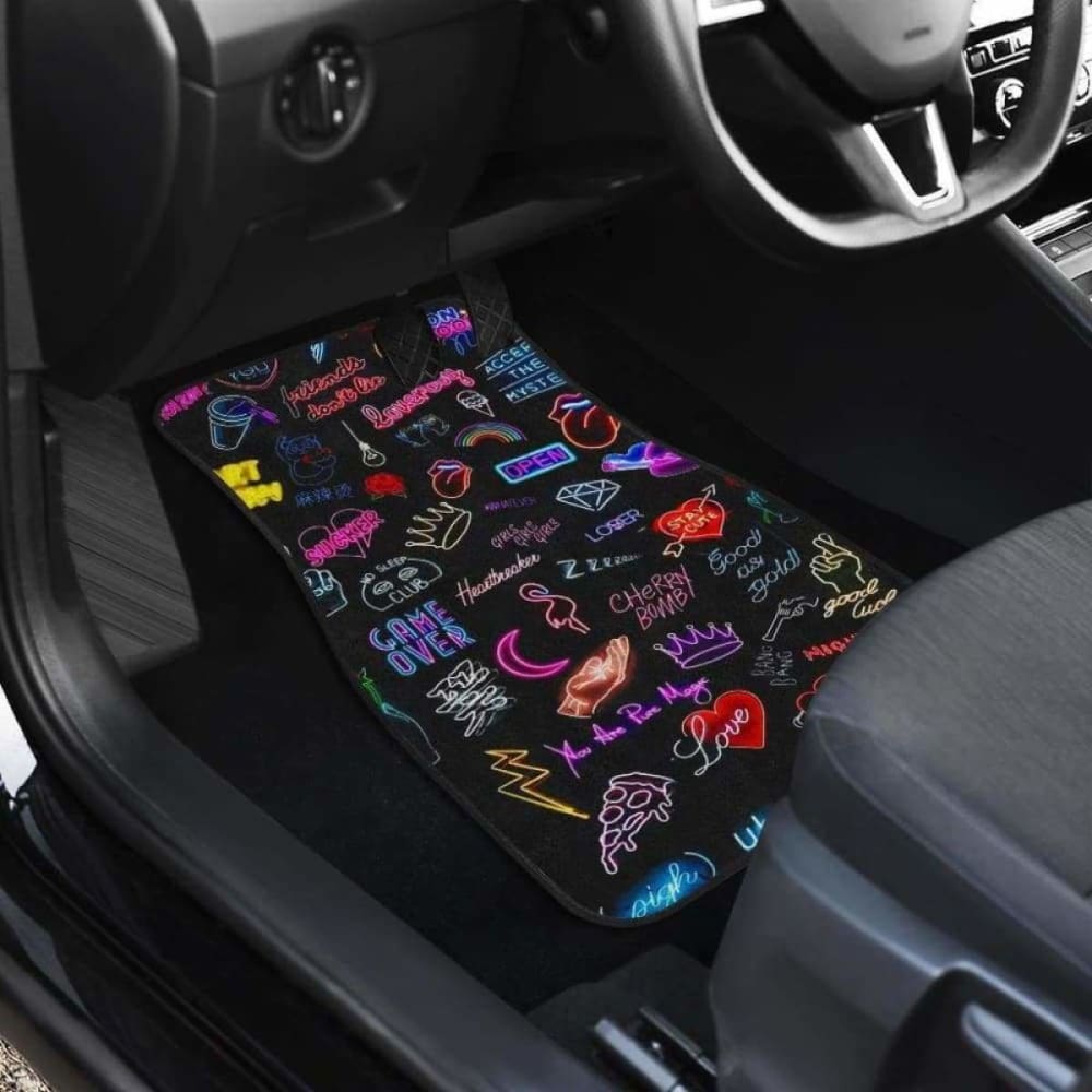 Neon Car Mats