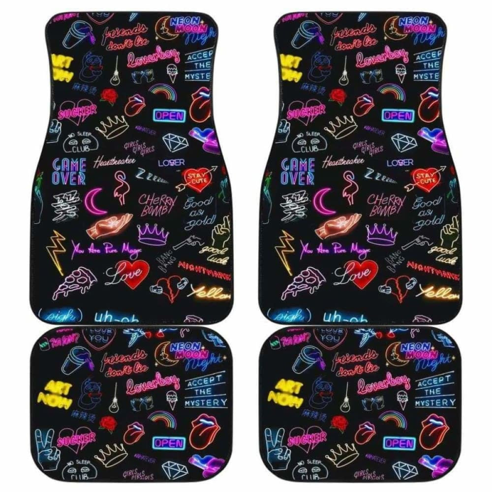 Neon Car Mats