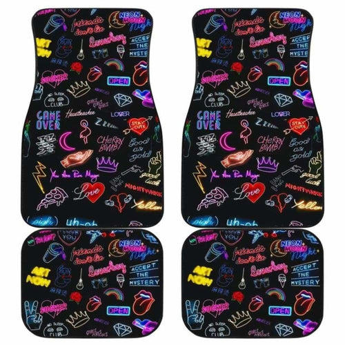 Neon Car Mats
