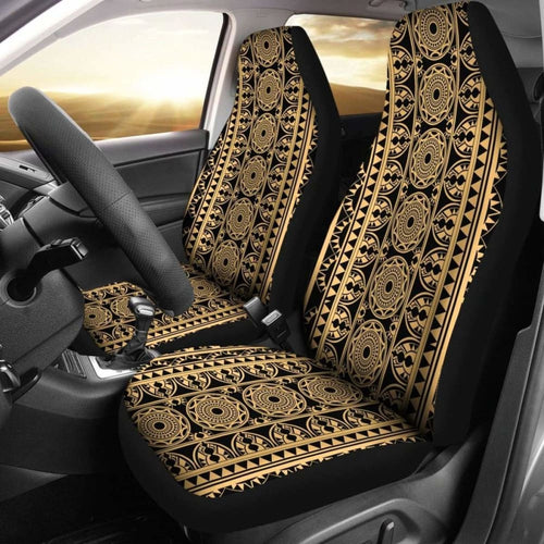 Polynesian Car Seat Cover - Polynesian Tattoo -