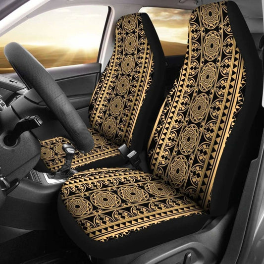 Polynesian Car Seat Cover - Polynesian Tattoo -
