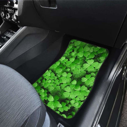 Clover Green Leaves Car Floor Mats