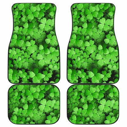 Clover Green Leaves Car Floor Mats