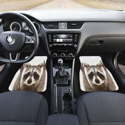 Raccoon Funny Animal Wild Pet Car Floor Mats
