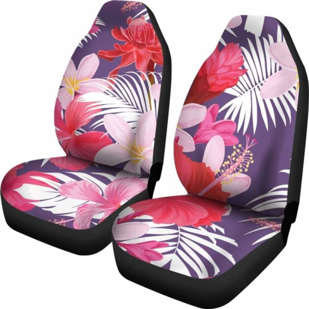 Pink Floral Car Seat Covers