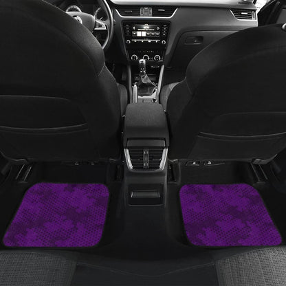 Omega Psi Phi Purple Camouflage Background Car Floor Mats Edition