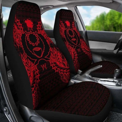Pohnpei Polynesia Car Seat Cover Map Red
