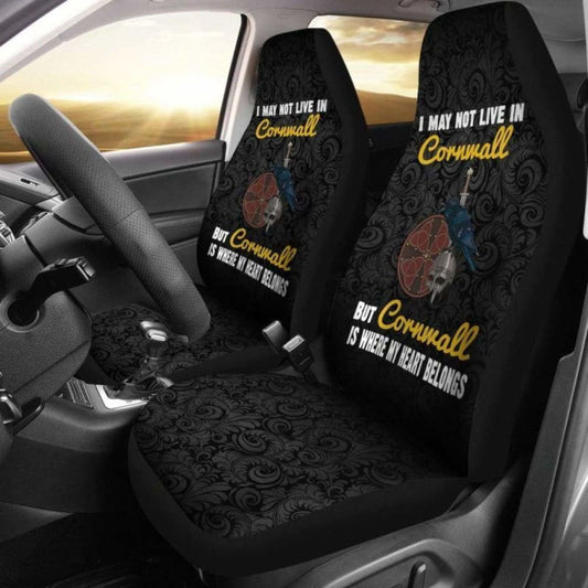 Cornwall Where My Heart Belong Car Seat Covers