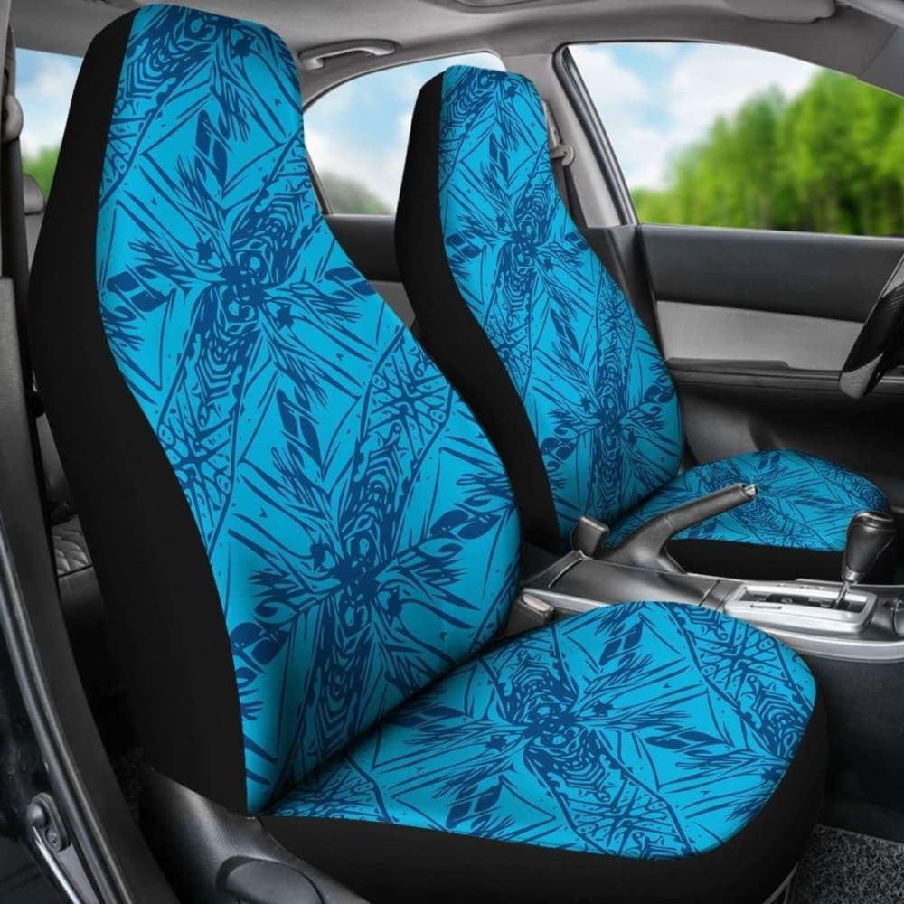Polynesian Car Seat Cover - Polynesian Tattoo  -