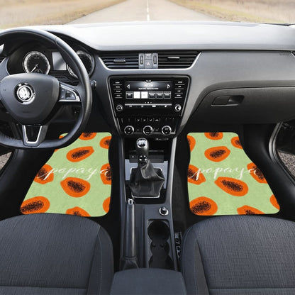 Creative Retro Papaya Car Floor Mats