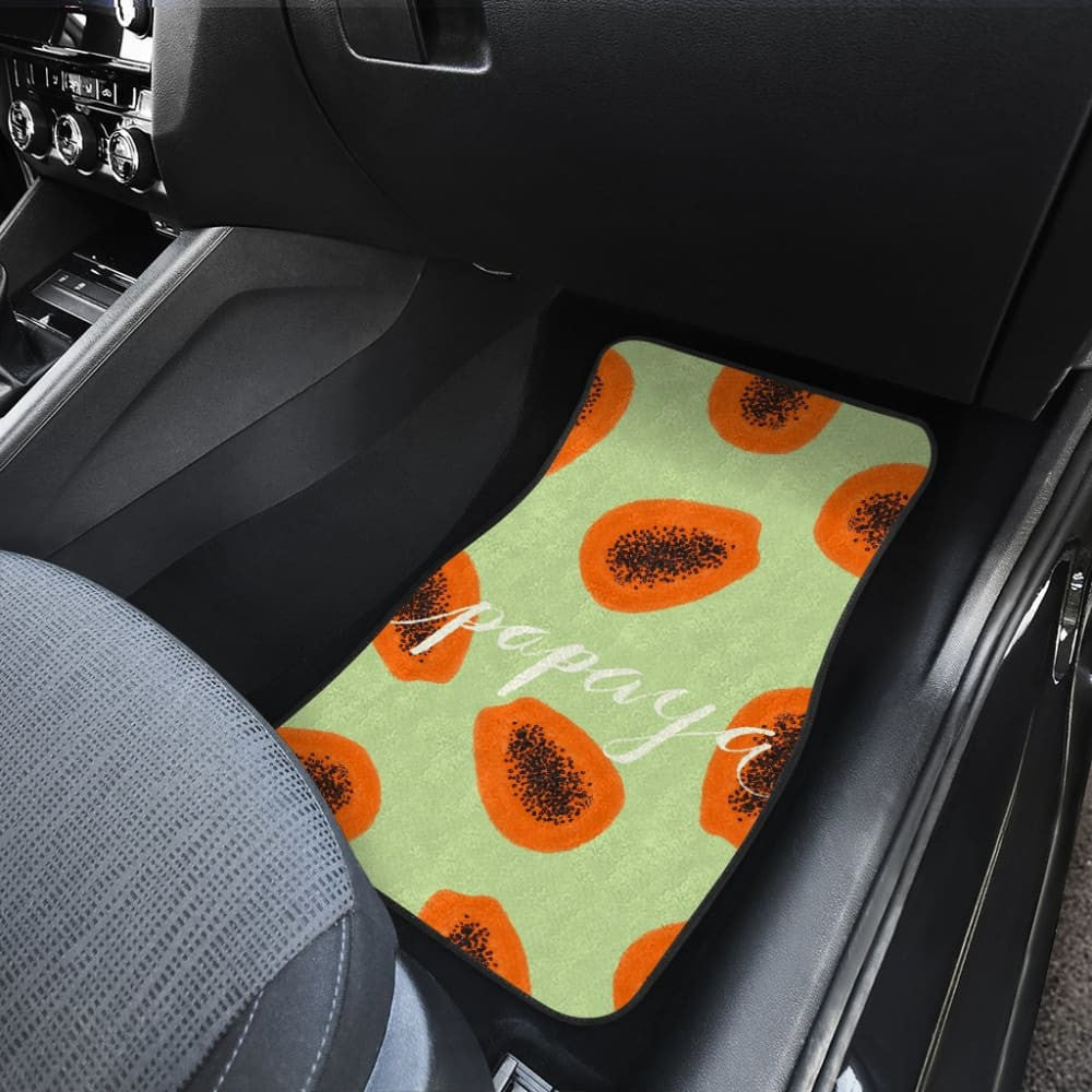 Creative Retro Papaya Car Floor Mats
