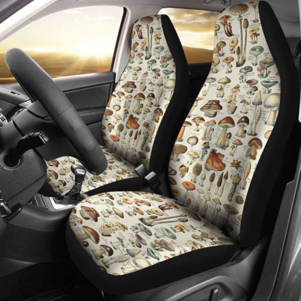 Champignons Mushroom Car Seat Cover