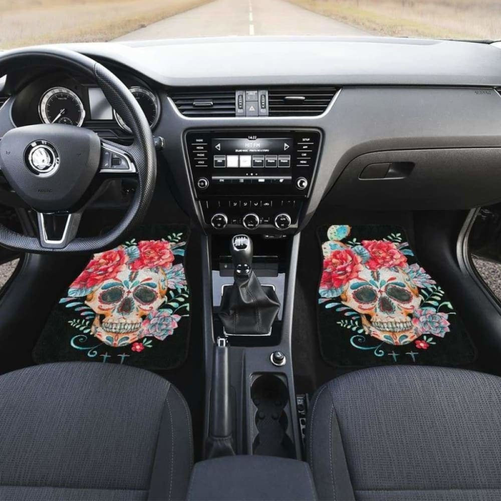 Set Of Pcs Floral Car Mats