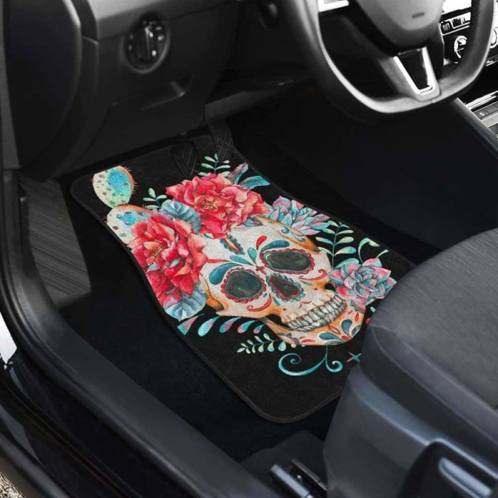 Set Of Pcs Floral Car Mats