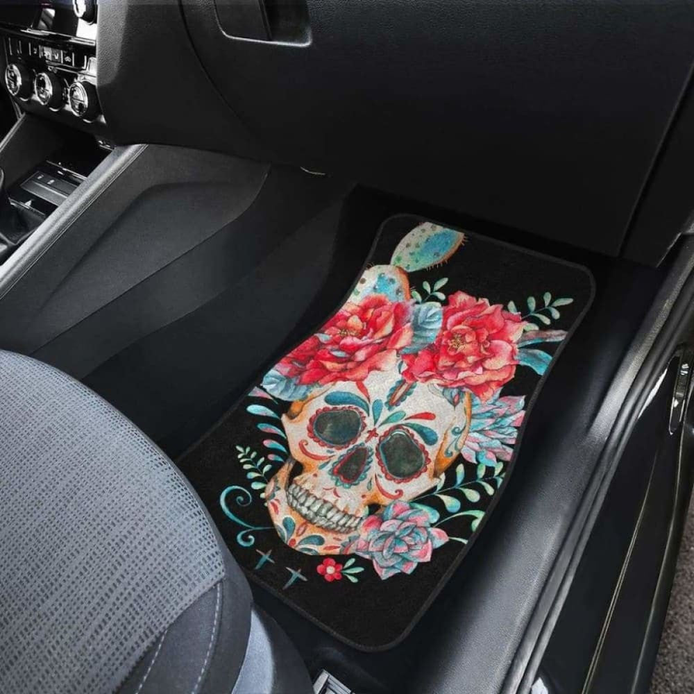 Set Of Pcs Floral Car Mats