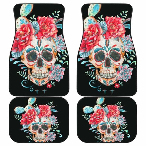 Set Of Pcs Floral Car Mats