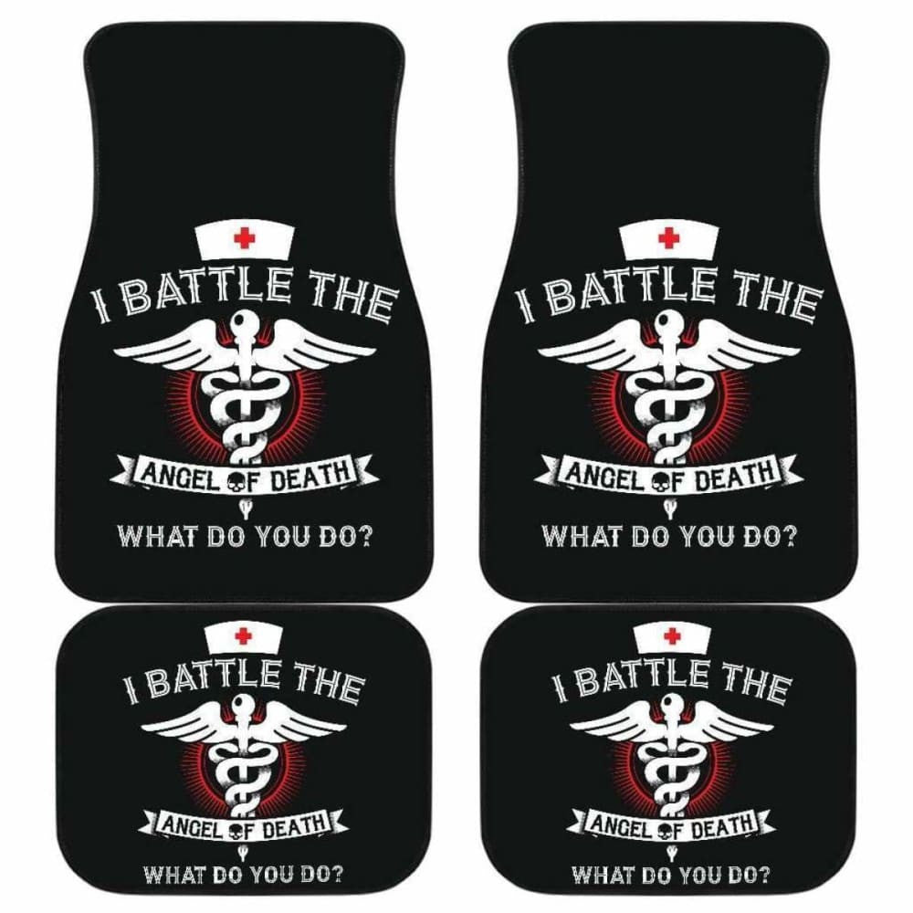 Angel Of Death Nurse Car Mats Set Of