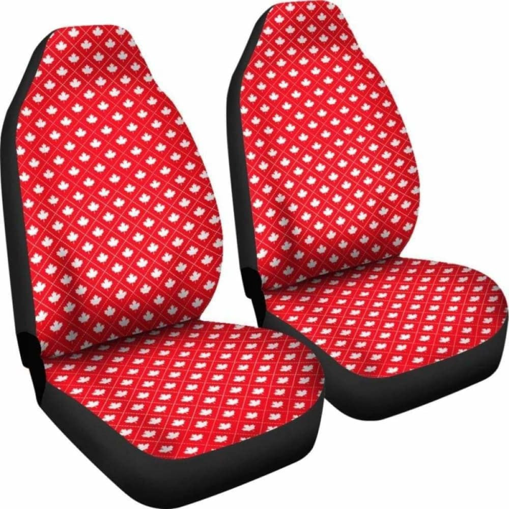 Canada Maple Leaves Car Seat Covers