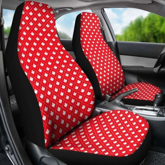 Canada Maple Leaves Car Seat Covers