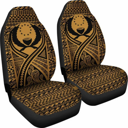 Pohnpei Car Seat Cover Lift Up Gold