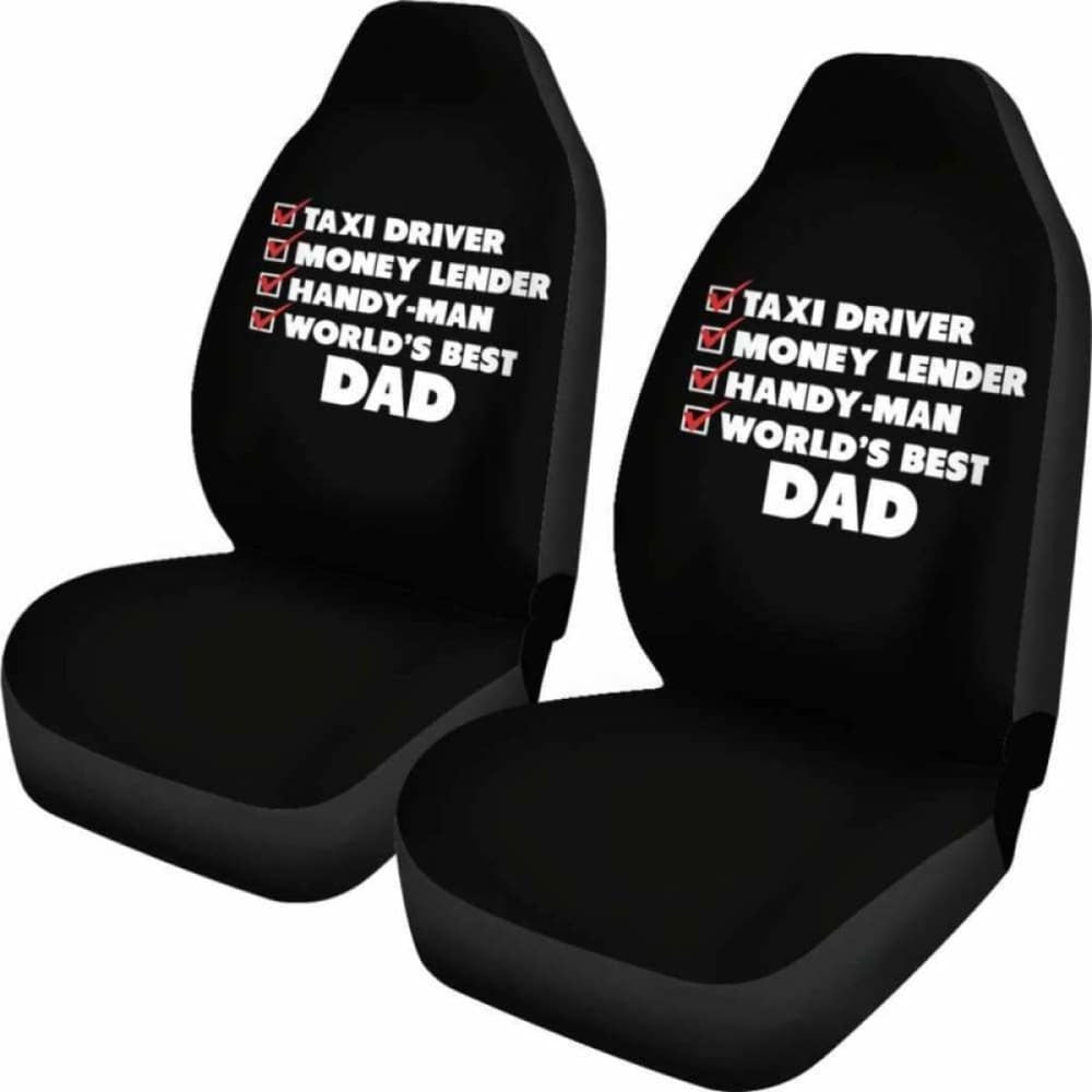 Worlds Best Dad Car Seat Covers