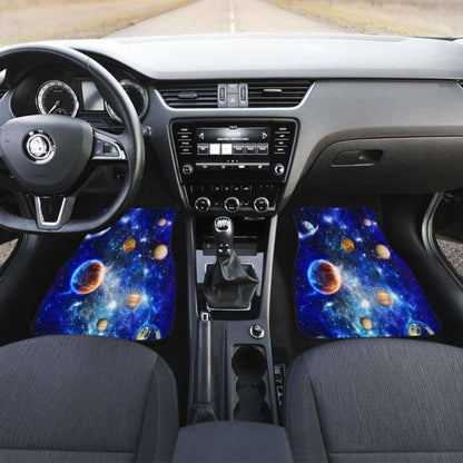 Planets In Galaxy Car Floor Mats