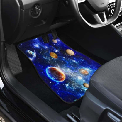 Planets In Galaxy Car Floor Mats