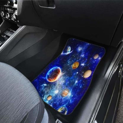 Planets In Galaxy Car Floor Mats