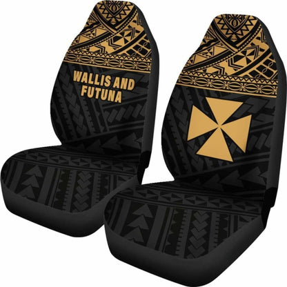 Wallis And Futuna Polynesian Car Seat Covers Gold -