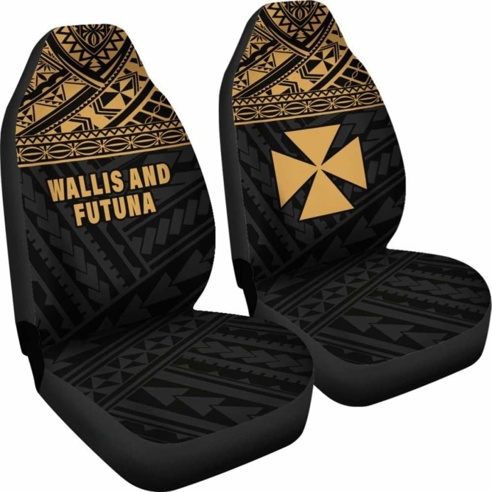 Wallis And Futuna Polynesian Car Seat Covers Gold -