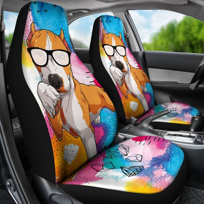 Funny Pitbull Amazing Gift For Pitbull Lovers Car Seat Covers