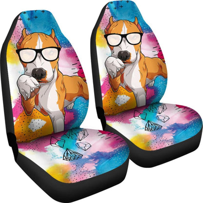 Funny Pitbull Amazing Gift For Pitbull Lovers Car Seat Covers