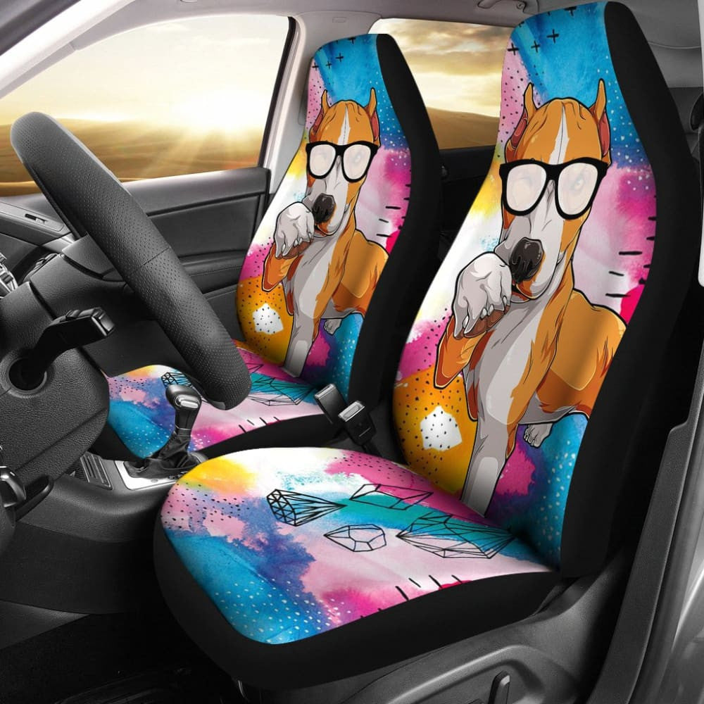 Funny Pitbull Amazing Gift For Pitbull Lovers Car Seat Covers