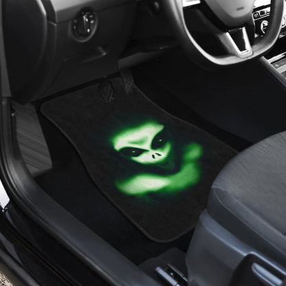 Creepy Green Alien Car Floor Mats