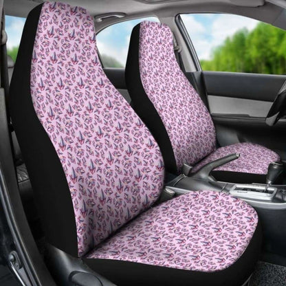 Pink With Watercolor Crystals Car Seat Covers