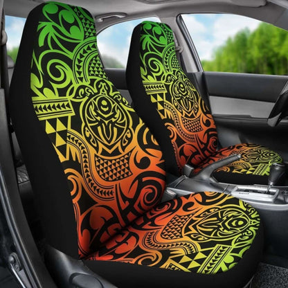 Polynesian Car Seat Cover - Polynesian Tattoo -