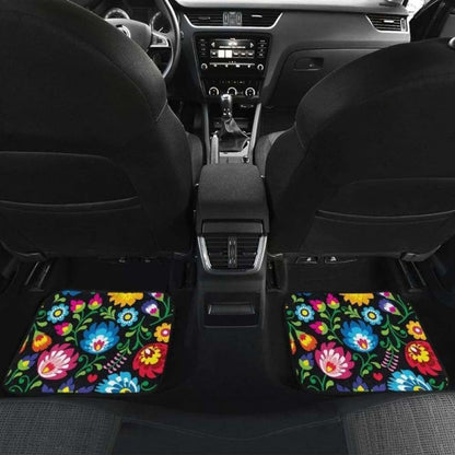 Floral Car Floor Mats